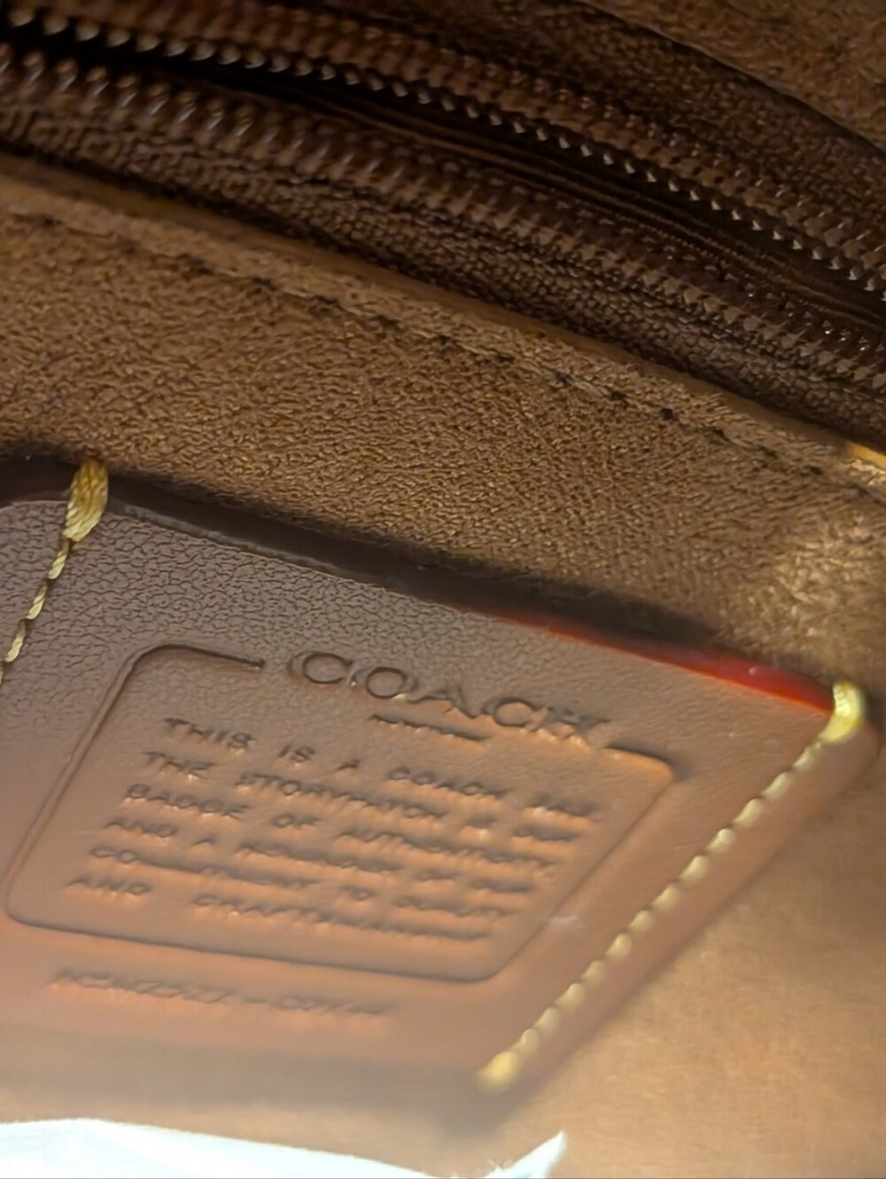 Emory Top Handle Bag With Floral Applique —  Gold/Maple - Picture 5 of 13